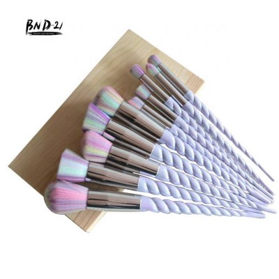 10pcs Makeup Beauty Tools Soft Synthetic Fibre Cosmetic Makeup Brush Set