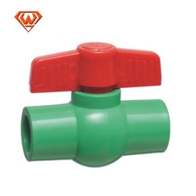 China price plastic PVC PPR double union check ball valve