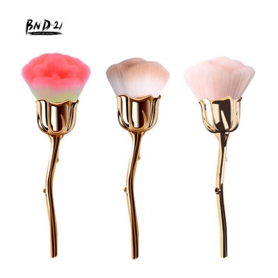 New Creative Single Gold Black Loose Powder Brush Makeup Brush For Woman Cosmetic Tools